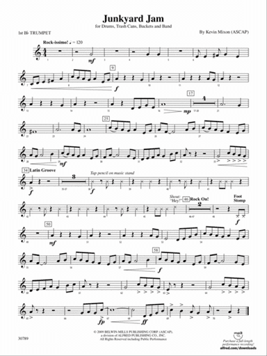 Junkyard Jam: 1st B-flat Trumpet