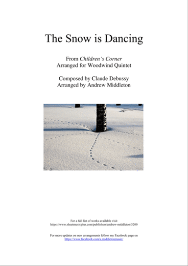 The Snow is Dancing arranged for Wind Quintet