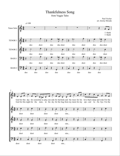 Thankfulness Song Medley