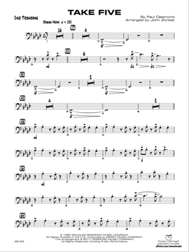 Take Five: 2nd Trombone