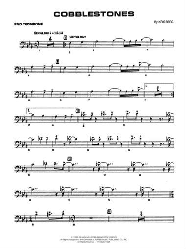 Cobblestones: 2nd Trombone