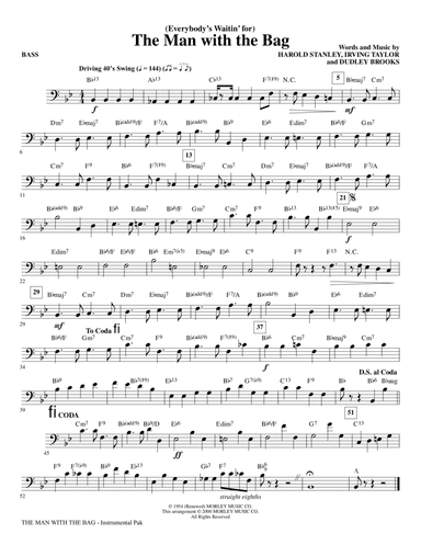 (Everybody's Waitin' for) The Man with the Bag (arr. Roger Emerson) - Bass