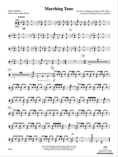 Marching Tune: 1st Percussion
