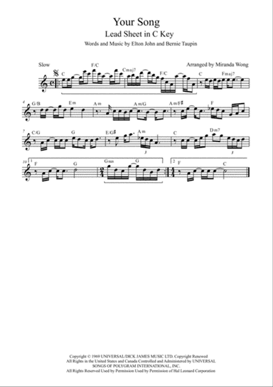 Your Song