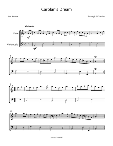 Carolan's Dream - Flute and Cello