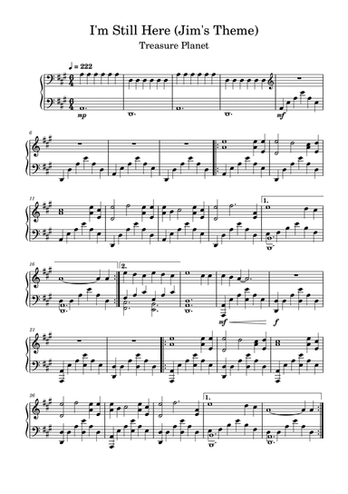 I'm Still Here (jim's Theme)