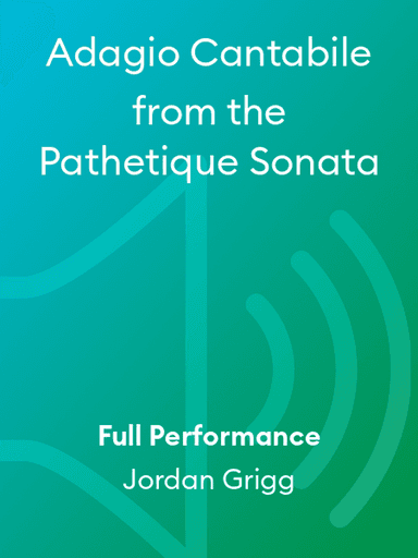 Adagio Cantabile from the Pathetique Sonata