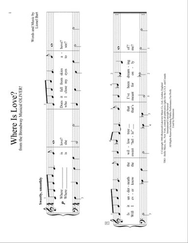 Where Is Love? (from Oliver!) (arr. Christopher Hussey)
