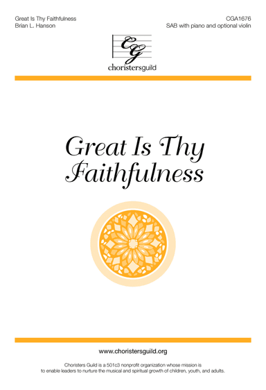 Great is Thy Faithfulness