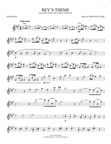 Rey's Theme (from Star Wars: The Force Awakens)