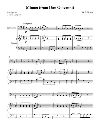 Minuet (from Don Giovanni)