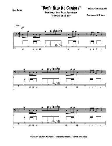 Don't Need No Change