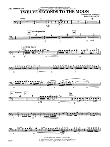 Twelve Seconds to the Moon: 3rd Trombone