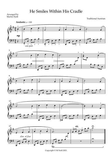 He Smiles Within His Cradle