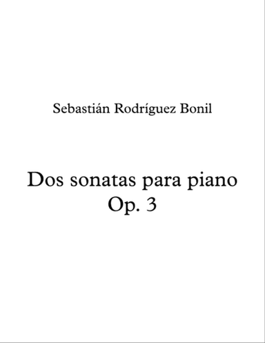 2 Sonatas Op. 3