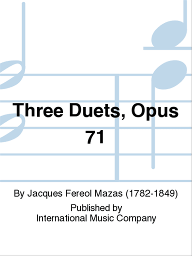 Three Duets, Opus 71