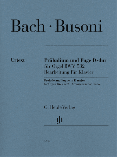 Prelude And Fugue D Major BWV 998