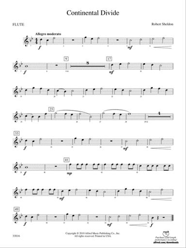Continental Divide: Flute