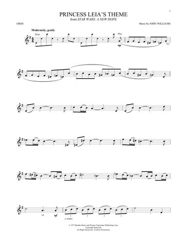 Princess Leia's Theme (from Star Wars: A New Hope)