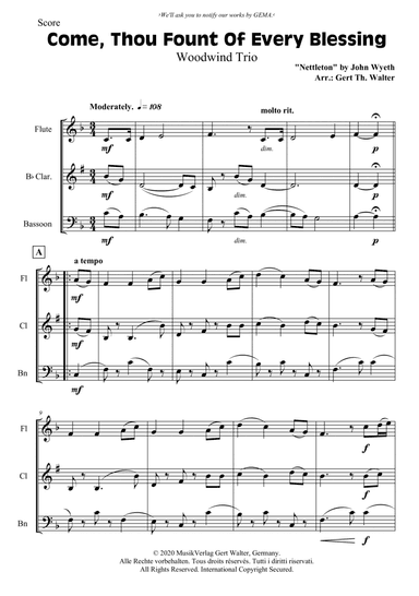 Come, Thou Fount Of Every Blessing