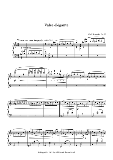 Valse élégante, Op. 36