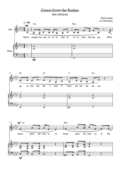 Joseph Haydn - Green Grow The Rashes