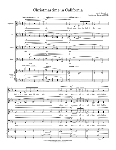 Christmastime in California