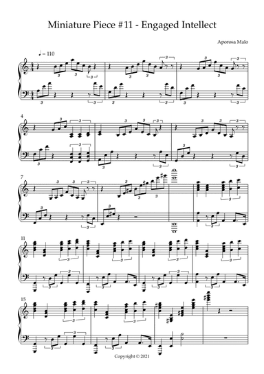 Miniature Piece #11 - Engaged Intellect