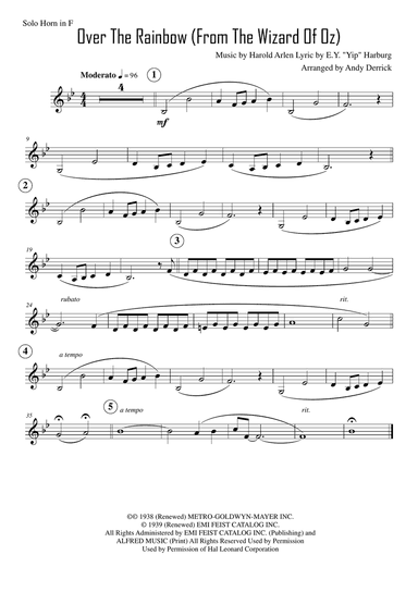 Over The Rainbow (from The Wizard Of Oz)