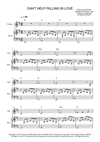 Can't Help Falling In Love