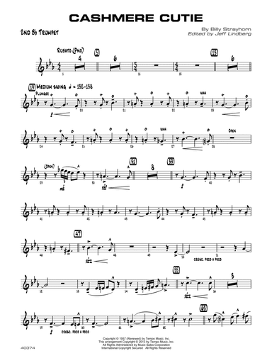 Cashmere Cutie - 2nd Bb Trumpet