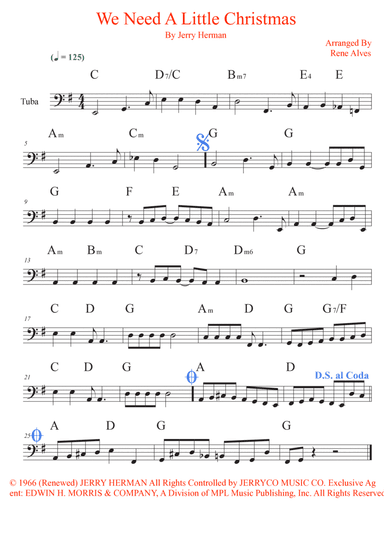 We Need A Little Christmas