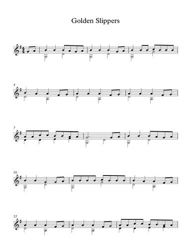 Golden Slippers - American Traditional Song