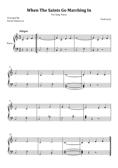 When The Saints Go Marching In