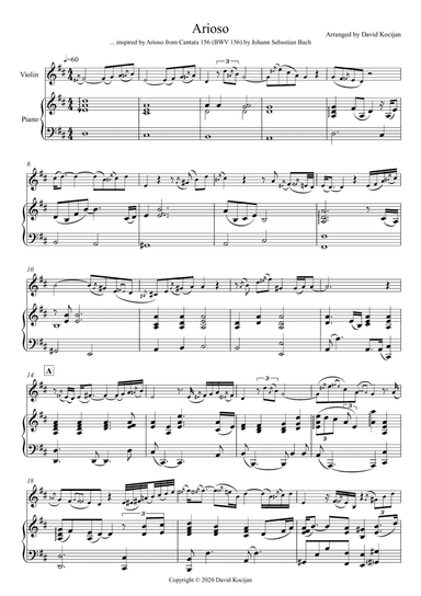Arioso (violin & piano)