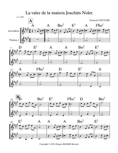 La valse de la maison Joachim Nolet