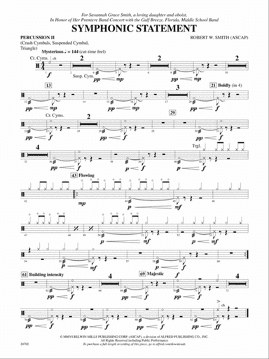 Symphonic Statement: 2nd Percussion