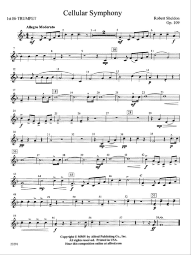 Cellular Symphony: 1st B-flat Trumpet