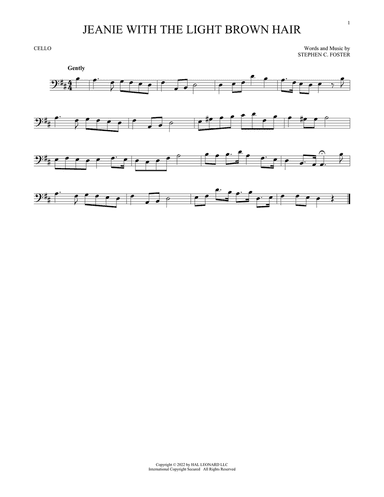 Jeanie With The Light Brown Hair