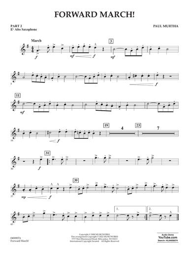 Forward March! - Pt.2 - Eb Alto Saxophone