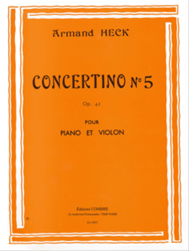 Concertino No. 5 en Sol maj. Op. 42