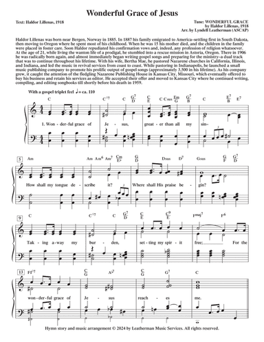 Wonderful Grace of Jesus