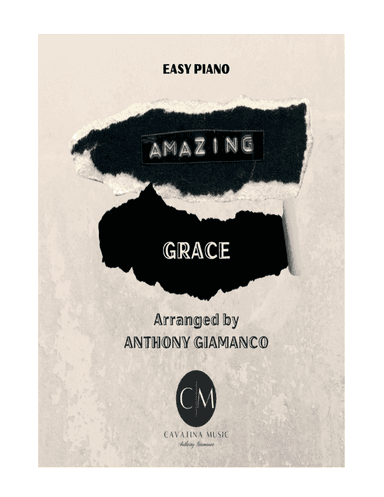 AMAZING GRACE - easy piano