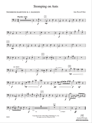 Stomping on Ants: 1st Trombone
