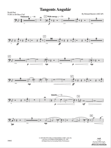 Tangents Angulár: (wp) B-flat Tuba B.C.