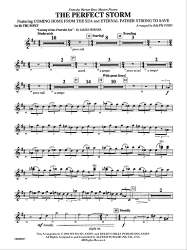 The Perfect Storm (from the Warner Bros. Motion Picture): 1st B-flat Trumpet