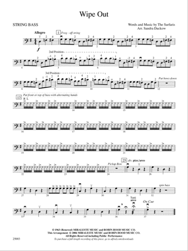 Wipe Out: String Bass