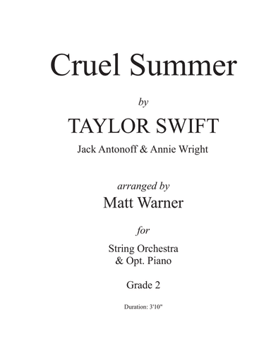 Cruel Summer