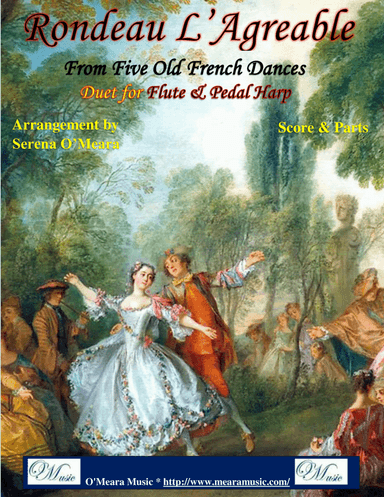 Rondeau L’Agreable, Duet for Flute & Pedal Harp
