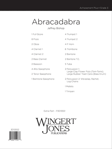 Abracadabra - Full Score